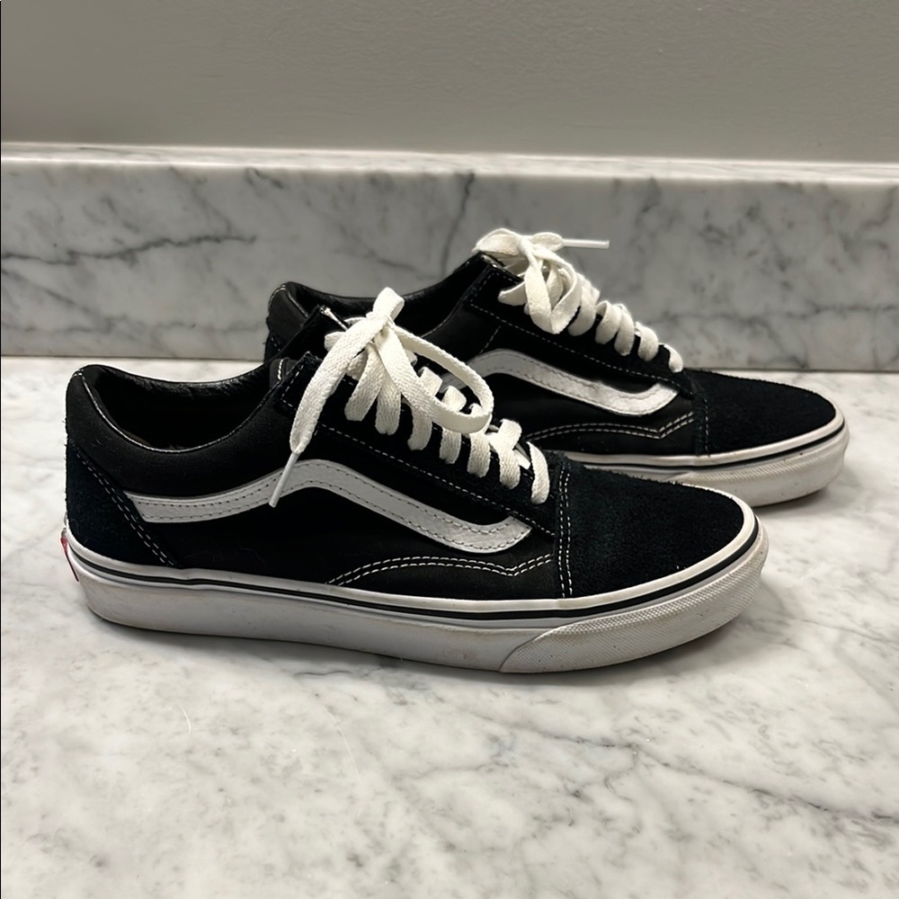 Vans Black and White Classic Sneakers